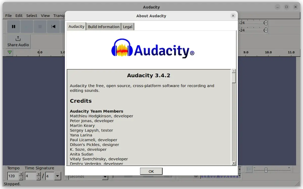 Audacity 3.4.2 lançado com várias outras correções de bugs