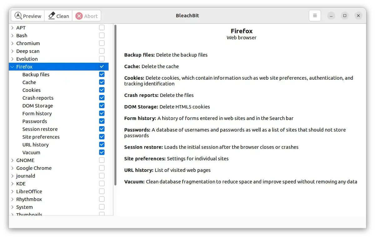 BleachBit 4.6 lançado com novos recursos, mudanças e correções