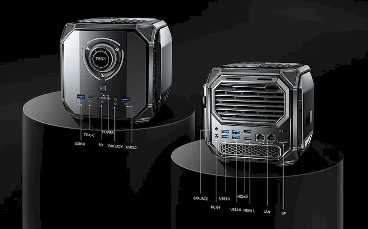 Chatreey TANK, um PC para jogos compacto com Intel Alder Lake-H e NVIDIA RTX série 30