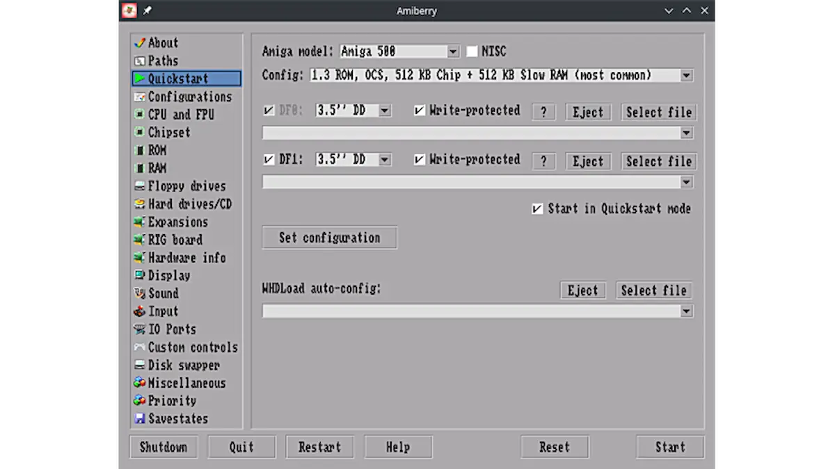 Como instalar o emulador de Amiga Amiberry no Linux via Flatpak