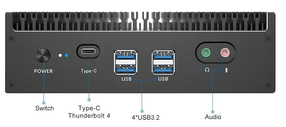 Mini PC fanless que vem com processador Raptor Lake-U, e mais