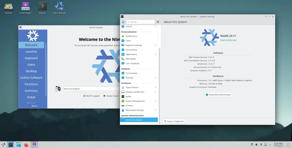 NixOS 23.11 lançado com GNOME 45 e suporte a Wi-Fi 6