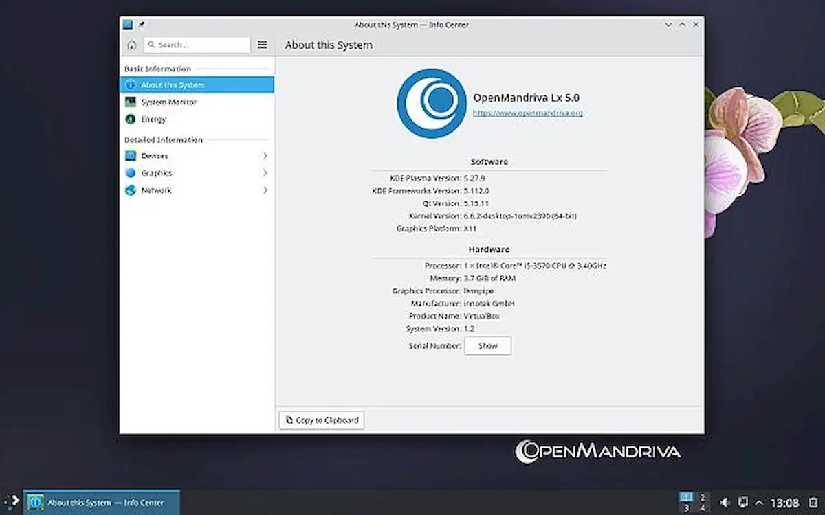 OpenMandriva Lx 5 lançado com KDE Plasma 5.27.9 e kernel 6.6