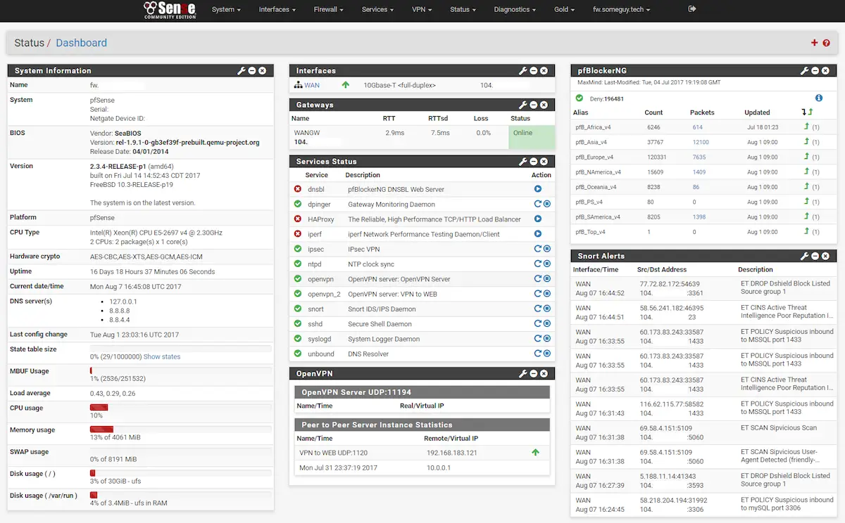 pfSense 2.7.1 lançado com várias atualizações de software