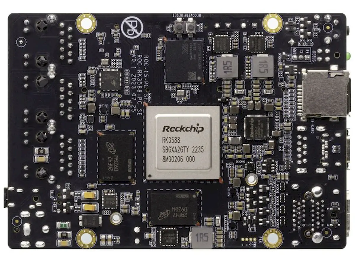 ROC-RK3588-RT, um PC de placa única com 3 saídas de vídeo