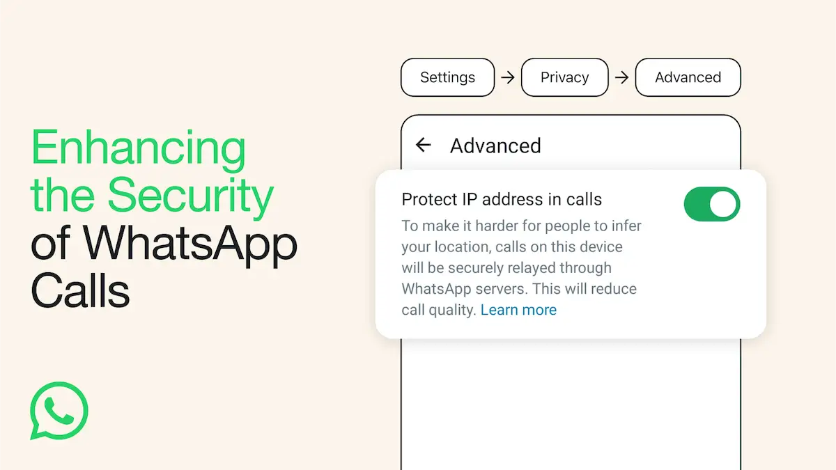 WhatsApp agora permite ocultar a localização durante chamadas