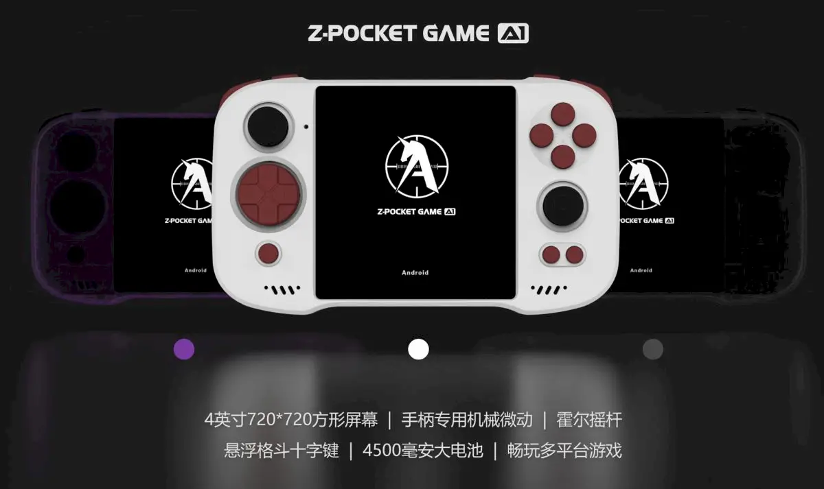 ZPG A1 Unicorn, um portátil para jogos retrô com tela de 4 polegadas