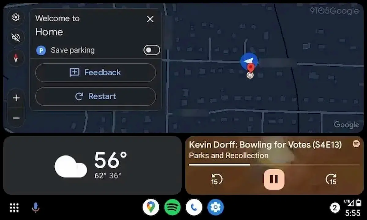 Android Auto agora ajuda a lembrar onde o carro foi estacionado