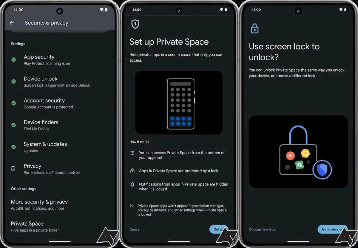 Android Private Space, um local seguro para ocultar apps