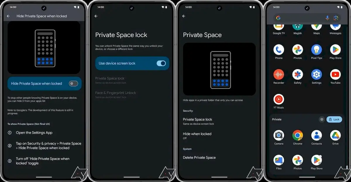 Android Private Space, um local seguro para ocultar apps