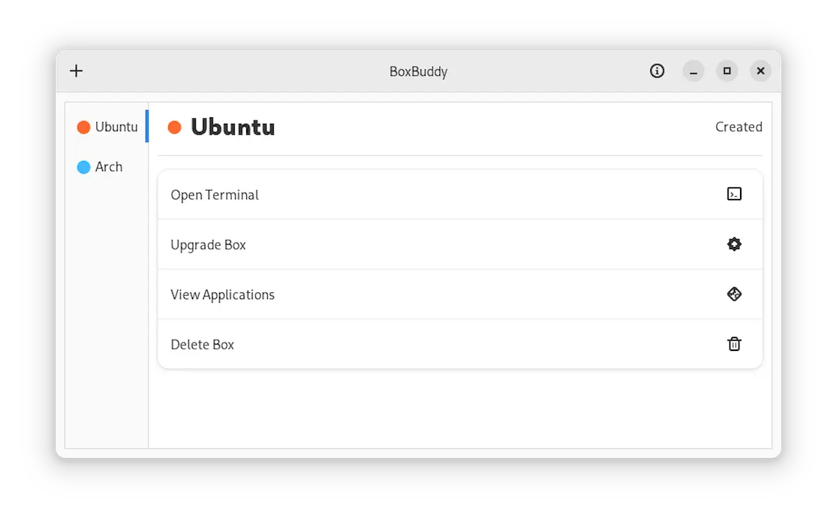 Como instalar a interface para Distrobox BoxBuddy no Linux via Flatpak