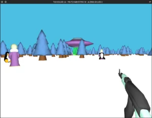 Como instalar o jogo Tuxocide no Linux via Snap
