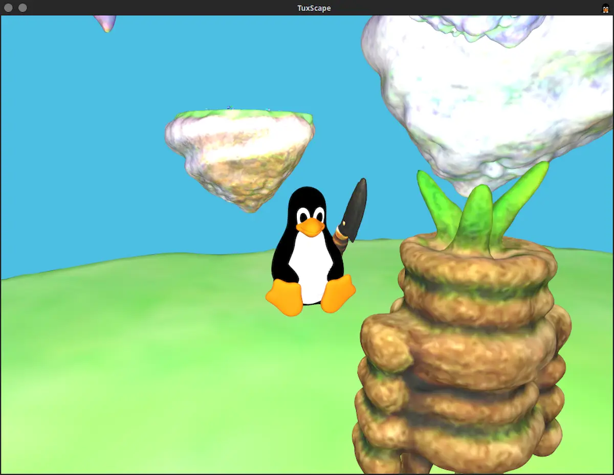 Como instalar o jogo TuxScape no Linux via Flatpak