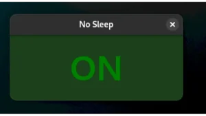 Como instalar o utilitário No Sleep no Linux via Flatpak