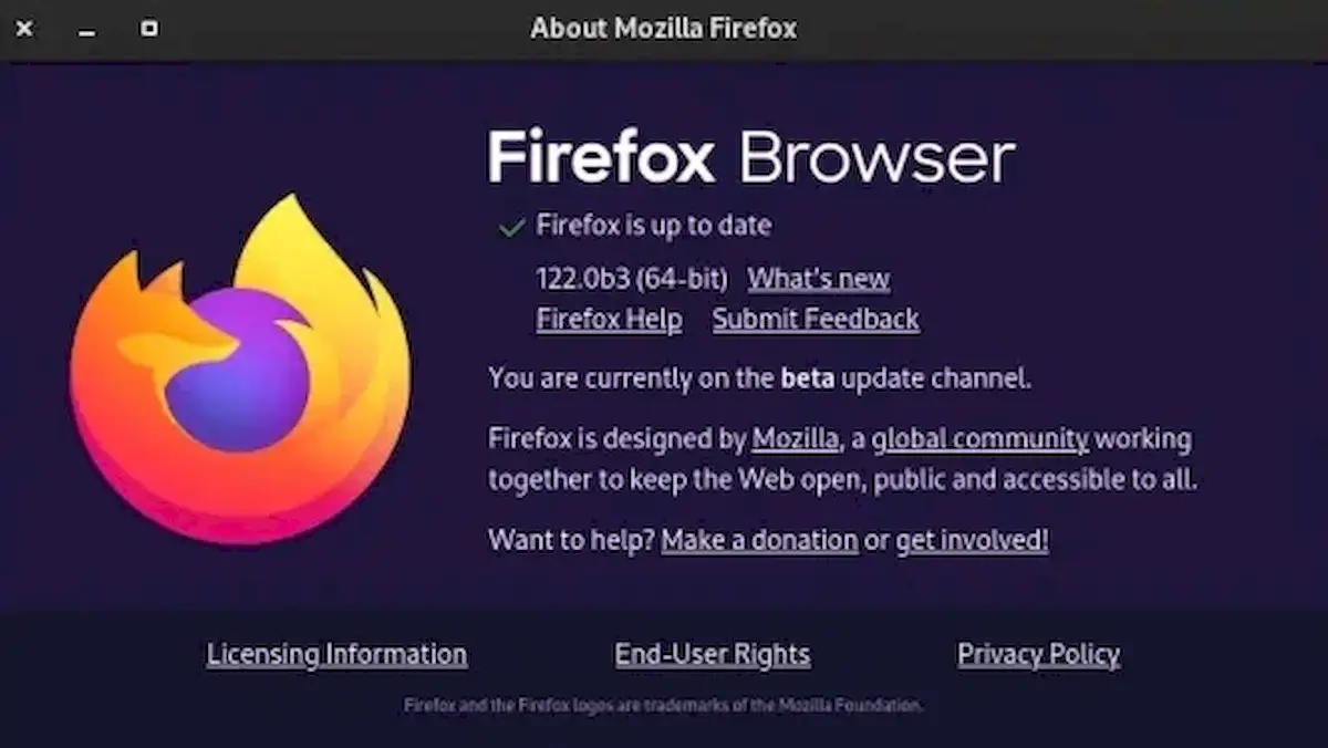 Firefox 122 beta lançado com melhorias na tradução integrada
