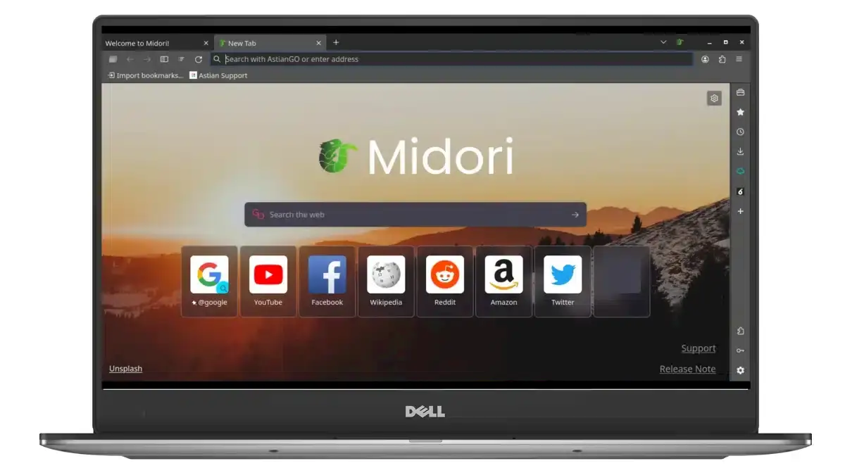 Midori 11.2 lançado com melhorias no suporte multimídia, e mais