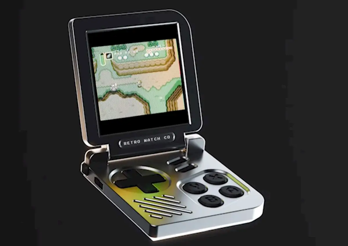 Retro Gaming Watch, um mini Game Boy SP para usar no pulso