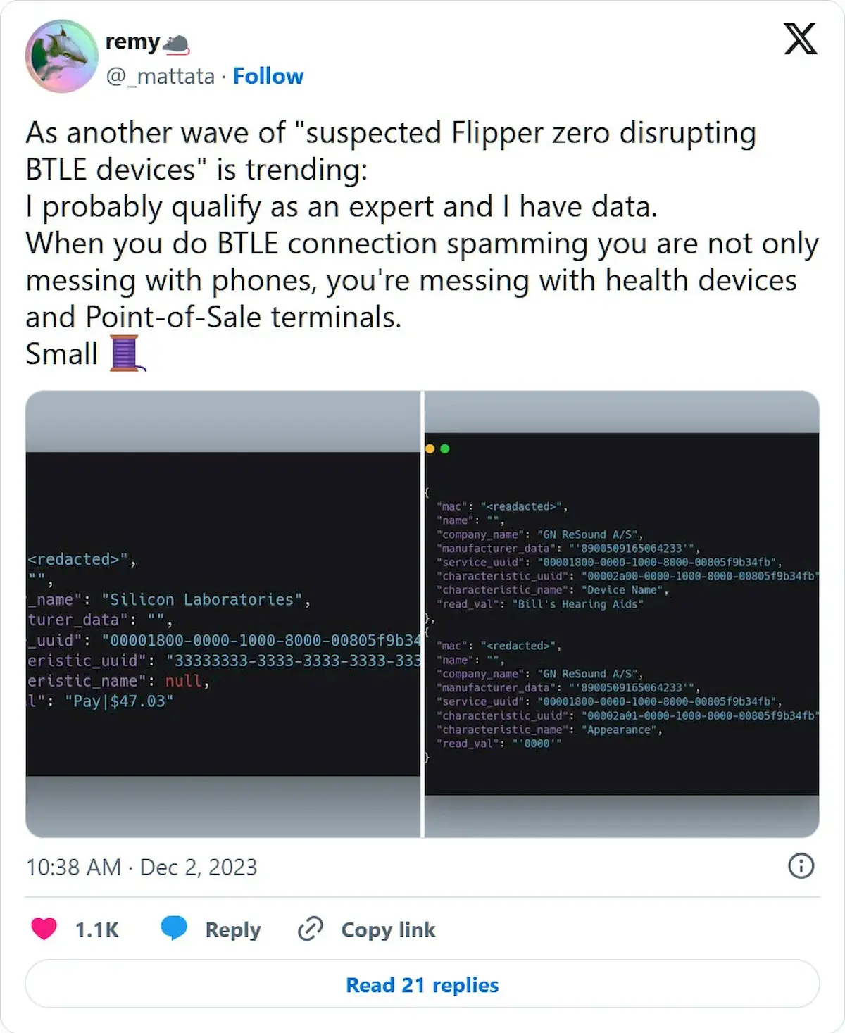 Wall of Flippers detecta ataques de spam Bluetooth do Flipper Zero