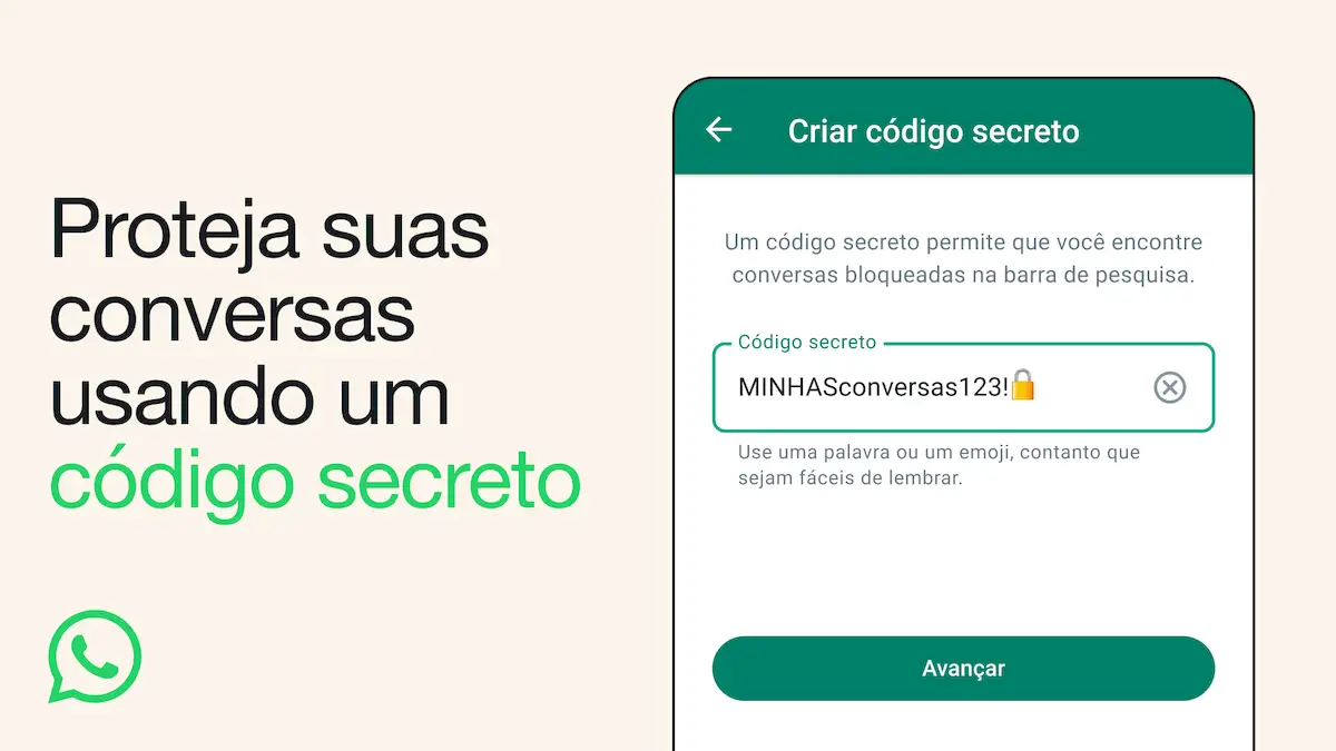 WhatsApp permite ocultar os bate-papos bloqueados com senha