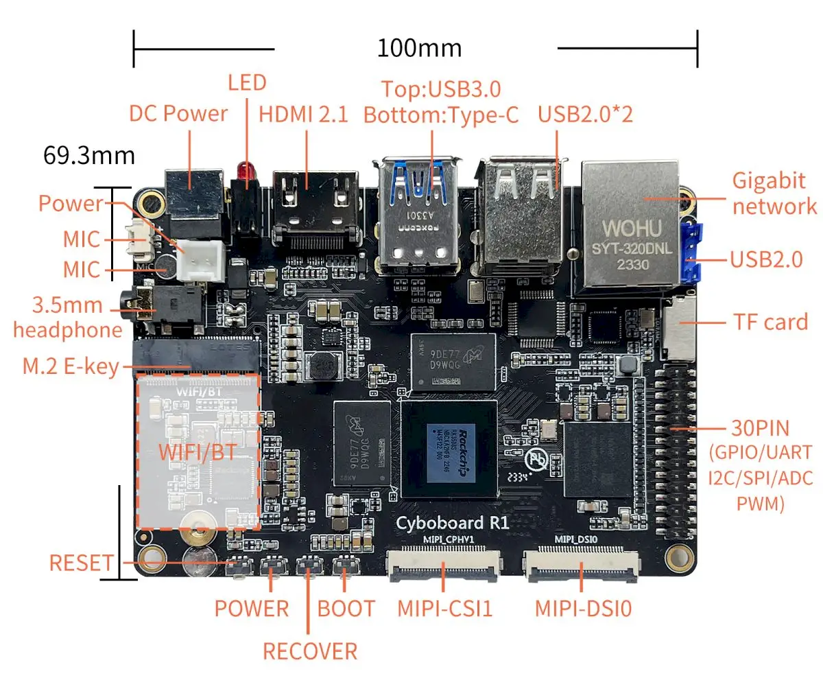 Youyetoo R1, um mini PC com chip RK3588S e dois soquetes M.2