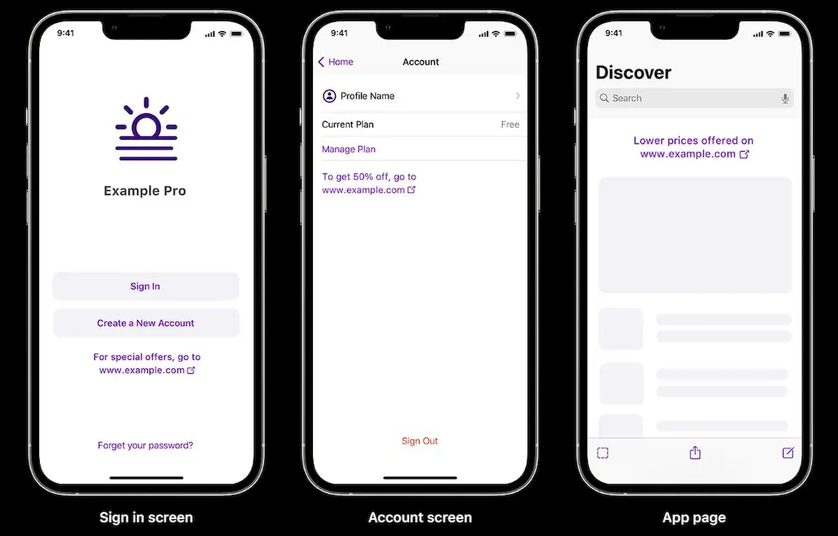 Apps para iOS já podem oferecer links de pagamento externos
