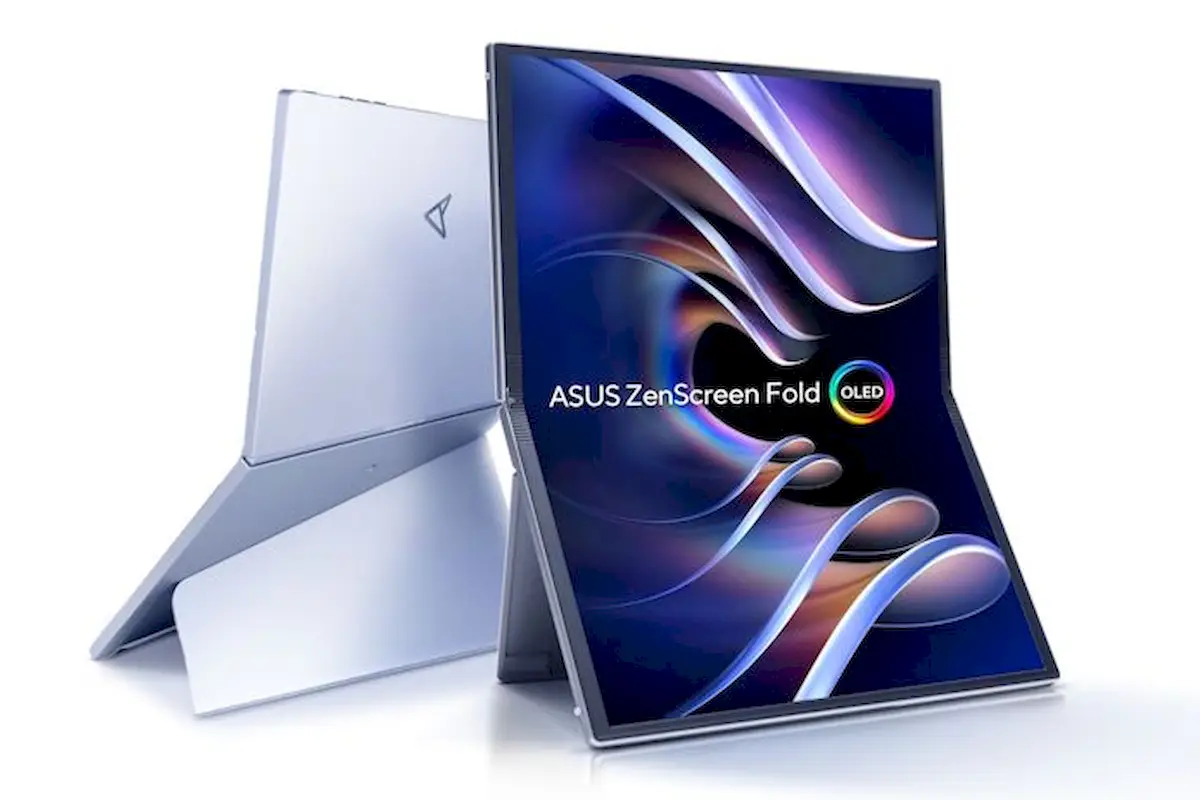Asus ZenScreen Fold, uma tela que se dobra ao meio