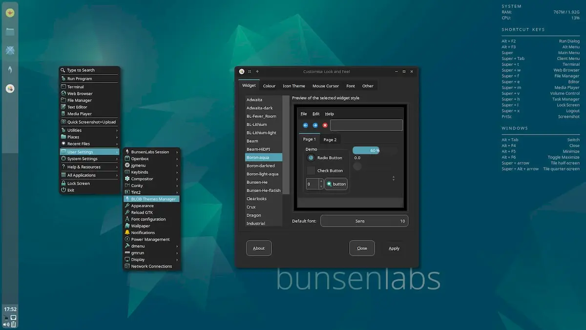 BunsenLabs Boron lançado com base no Debian 12