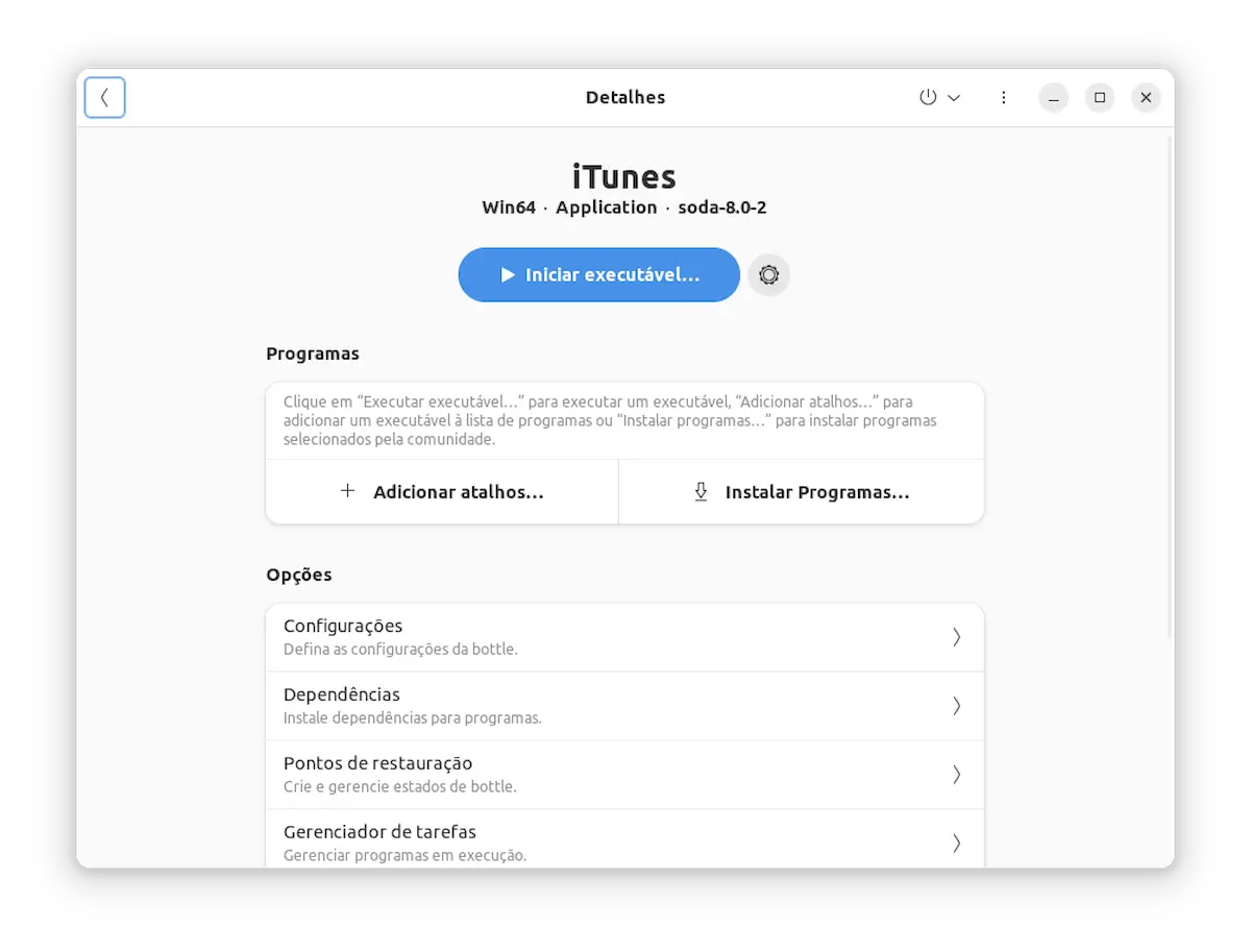 Como instalar o Apple iTunes no Linux