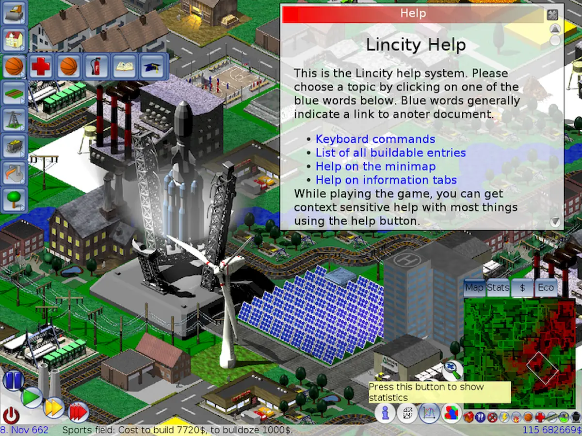 Como instalar o jogo LinCity NG no Linux via Snap