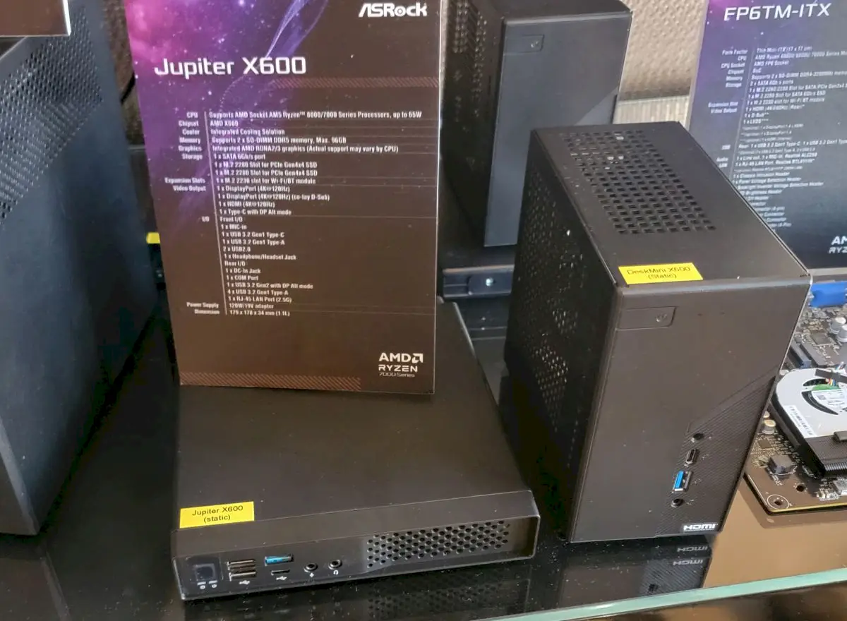 Conheça o DeskMini X600 e Jupiter X600 da ASRock