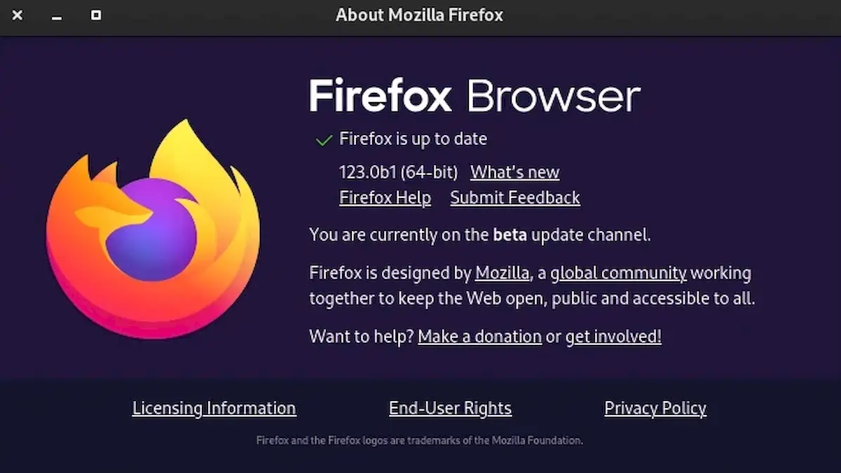 Firefox 123 beta lançado com melhorias na tradução integrada