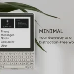 Minimal Phone, um smartphone com tela E Ink, teclado e Android