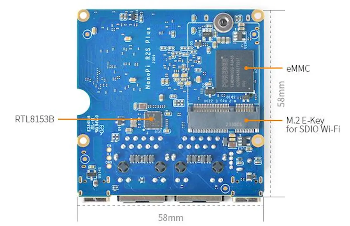 NanoPi R2S Plus, um mini PC com RK3328 e portas dual Ethernet