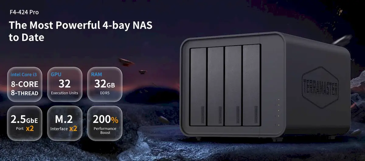 Sistemas NAS da Terramaster vem com chips Intel Alder Lake-N