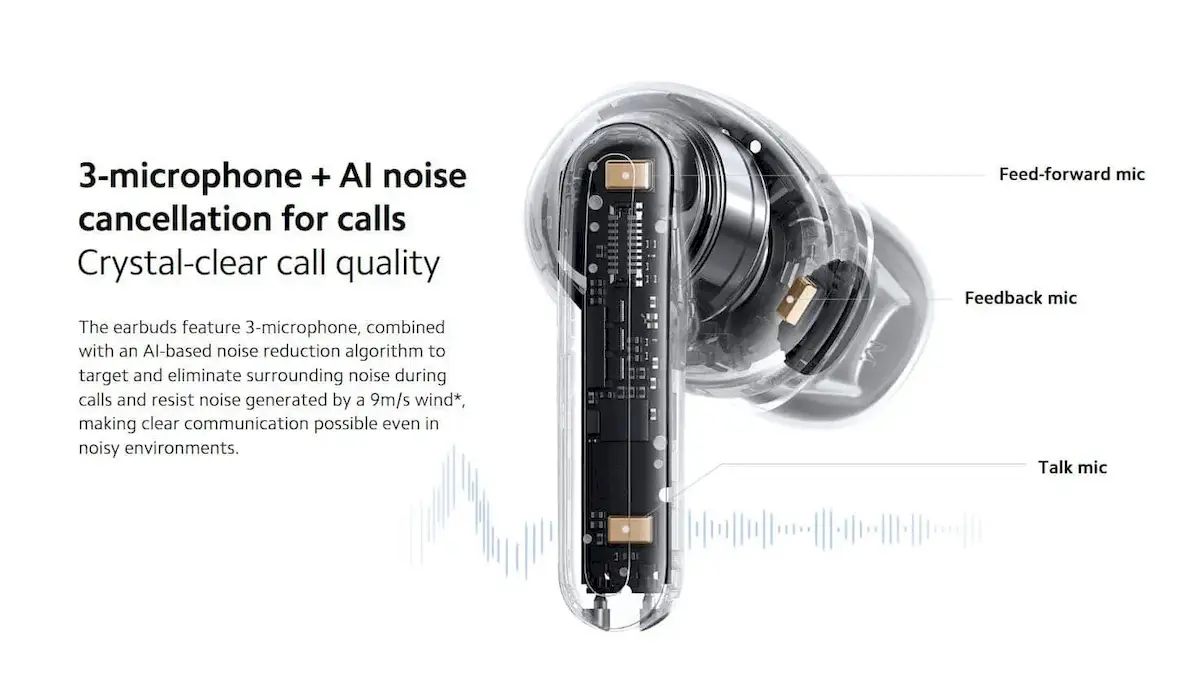 configuração do microfone do Redmi Buds 5 Pro