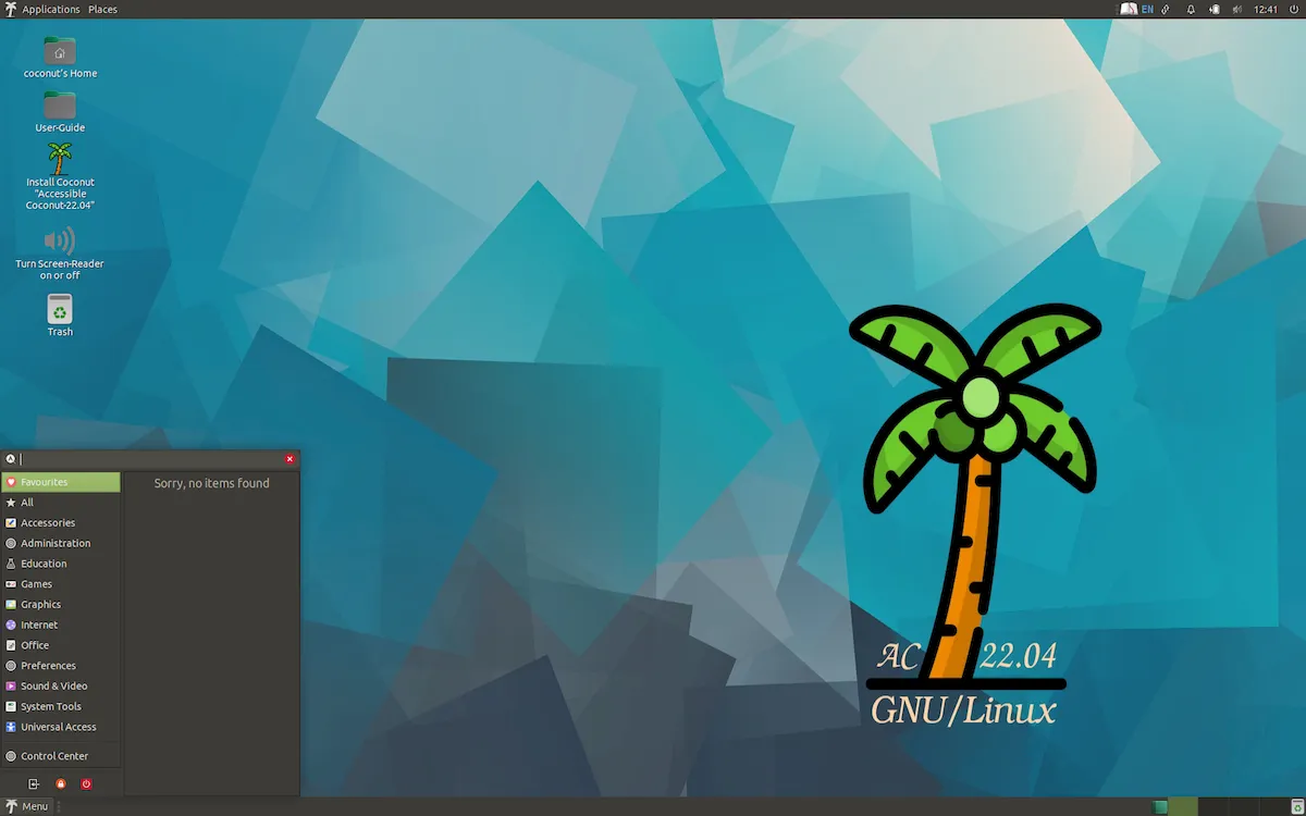Accessible-Coconut 22.04.3 lançado com aplicativos atualizados