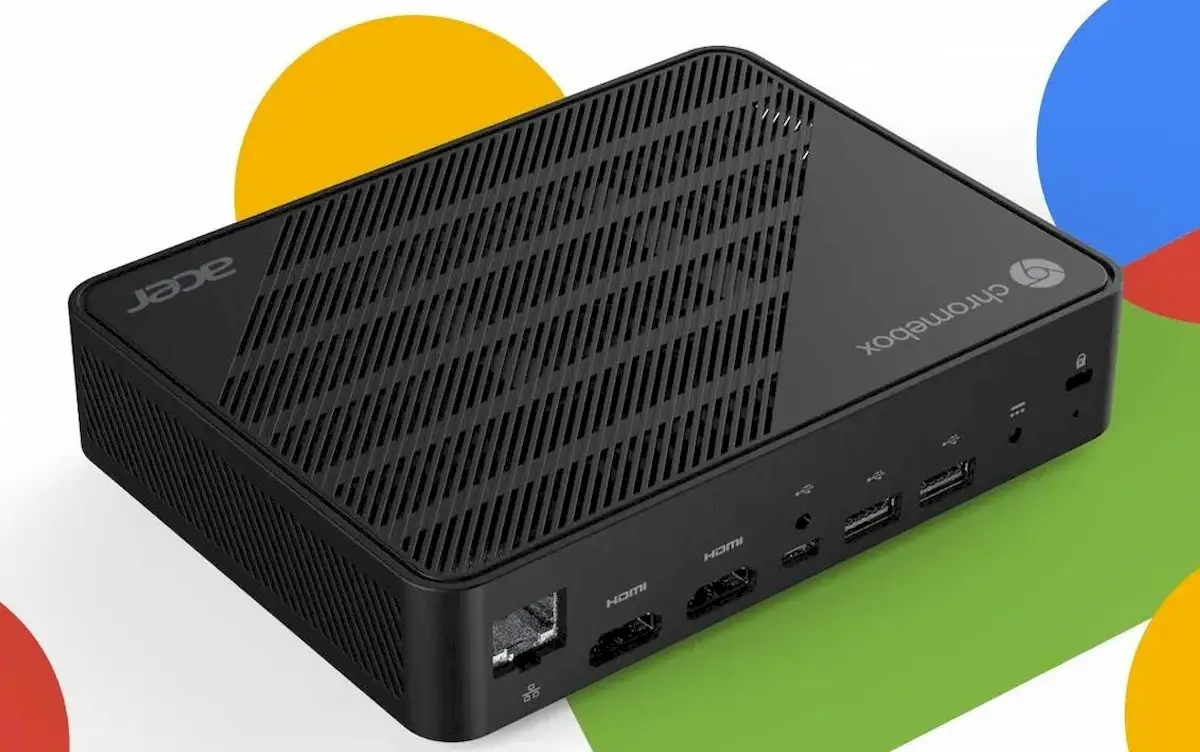 Acer Chromebox Mini, um Mini PC que suporta até três monitores 4K