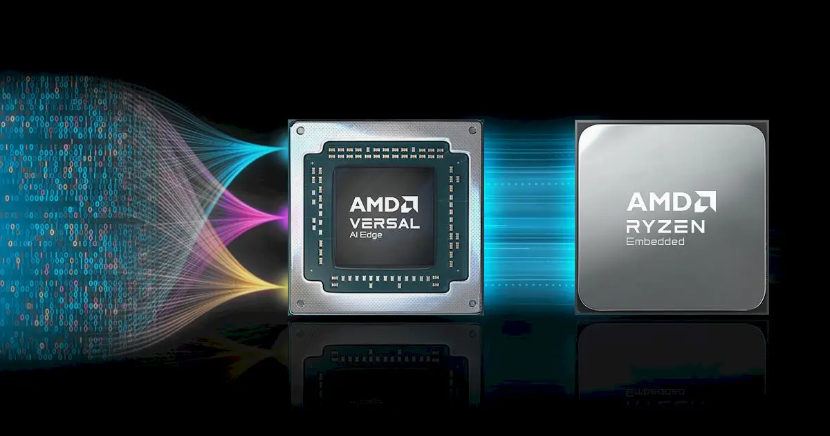 AMD está lançando a nova plataforma Ryzen Embedded+