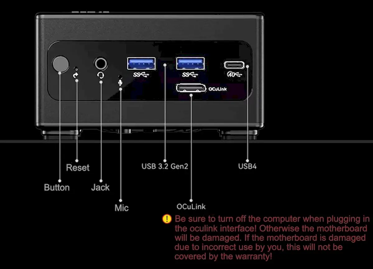 AOOSTAR GEM10, um mini PC com OCuLink e Ryzen 7 7840HS