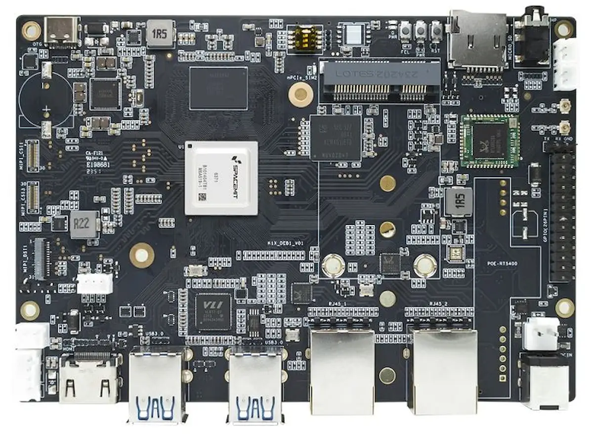 Banana Pi BPI-F3, um PC de placa única com processador RISC-V