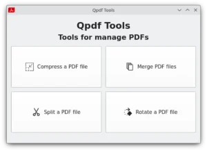 Como instalar o utilitário QPDF Tools no Linux via Flatpak