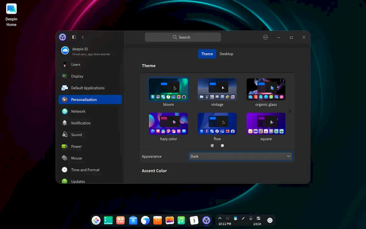 Deepin 23 Beta 3 lançado com mais suporte para dispositivos i386