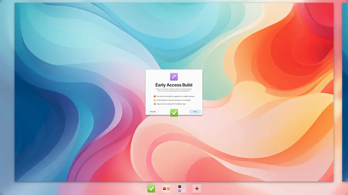 elementary OS 8 já está disponível via acesso antecipado