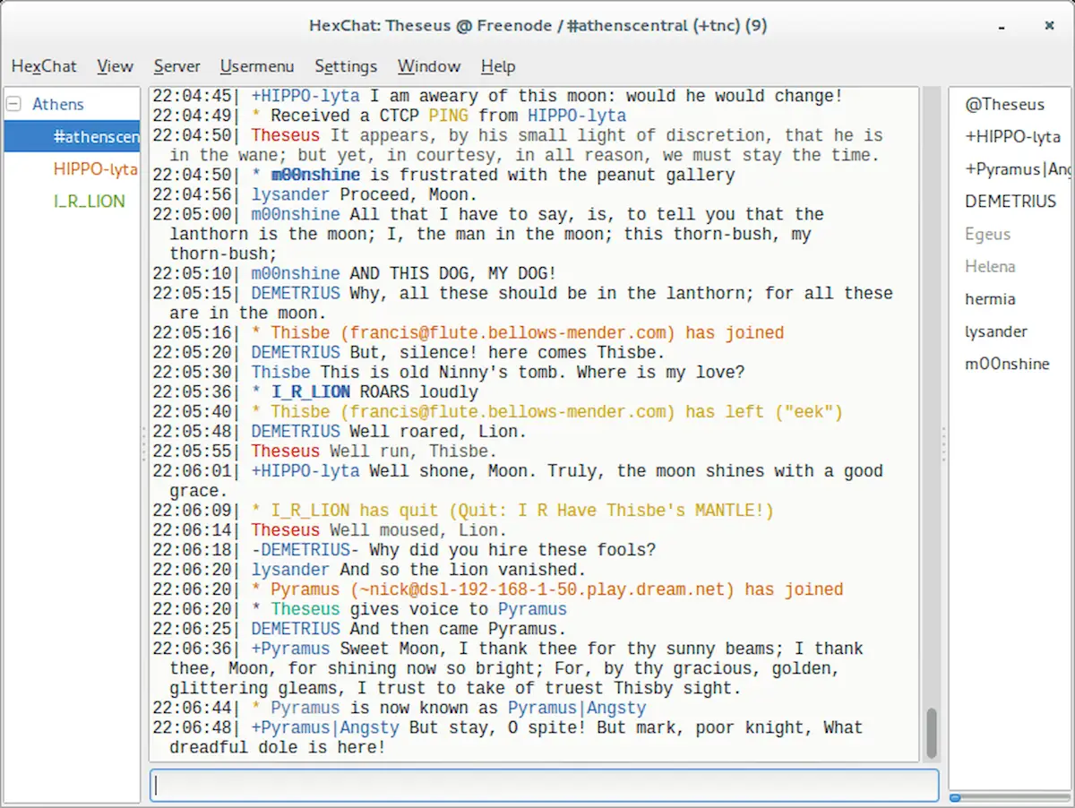 HexChat 2.16.2 lançado como a última versão desse cliente IRC