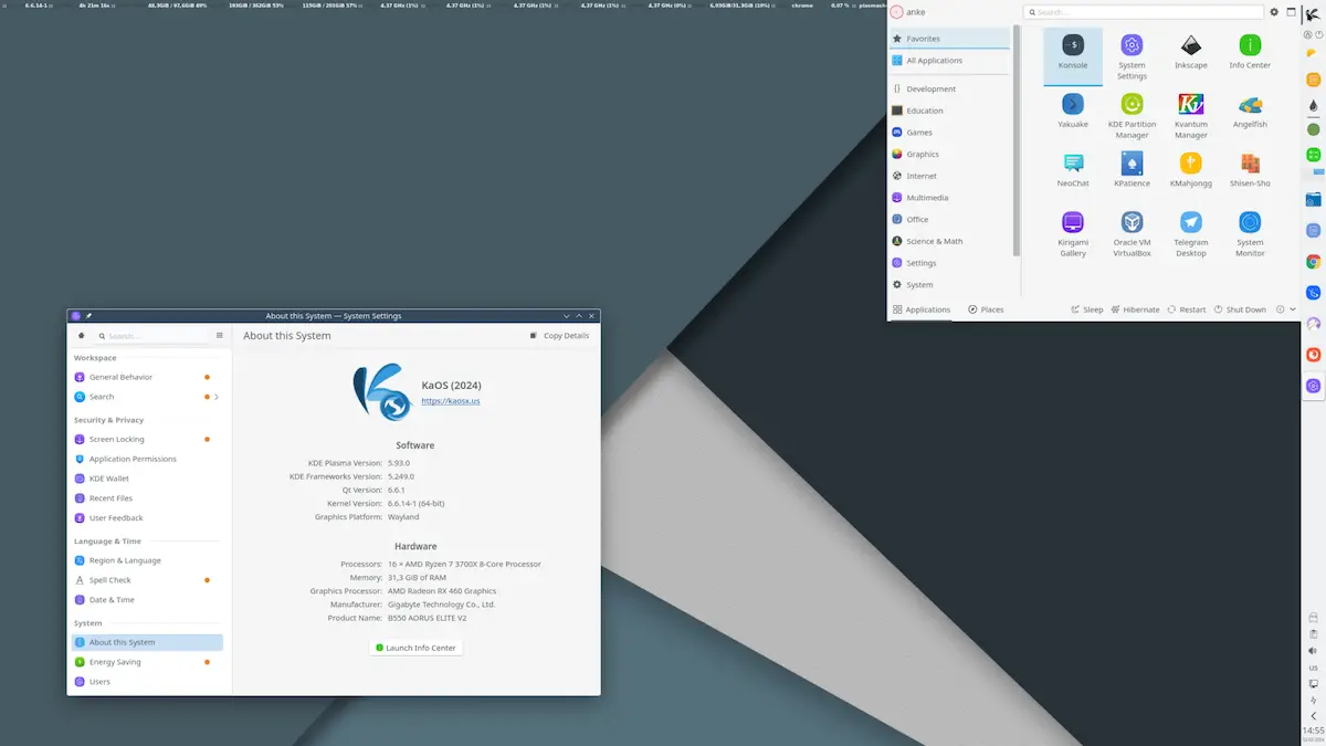 KaOS 2024.01 lançado com base no KDE Plasma 6
