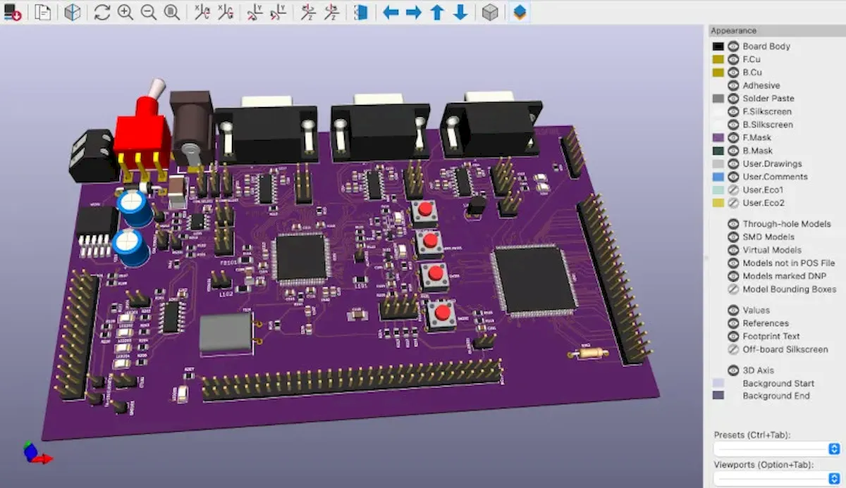 KiCad 8 lançado com melhorias na importação de outros softwares