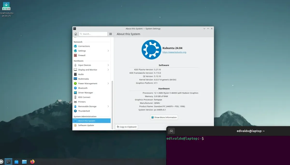 Kubuntu 24.04 LTS virá com o instalador Calamares por padrão
