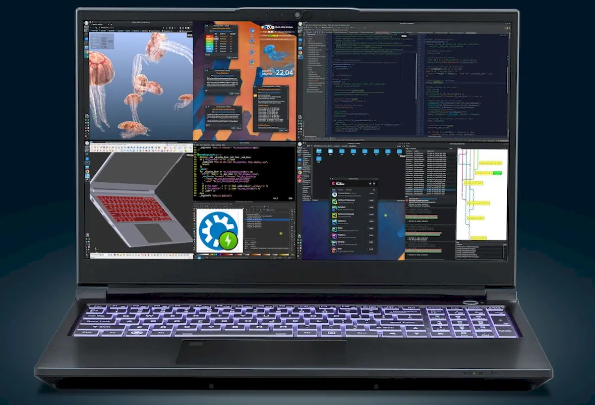 Kubuntu Focus M2 agora vem com Core i9-14900HX e NVIDIA RTX 40 series