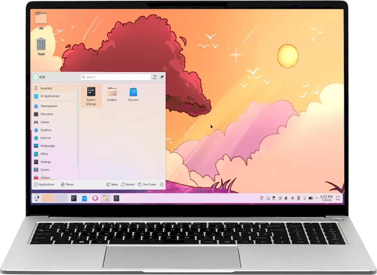 Laptop KDE Slimbook V já está disponível para pré-encomenda