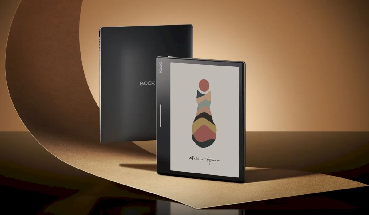 Onyx BOOX Leaf 3C, basicamente um Kindle Oasis com tela colorida E Ink